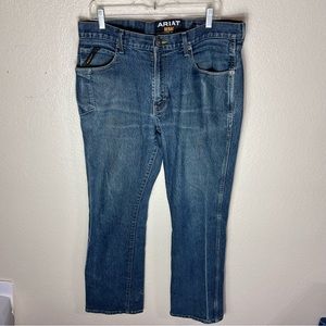 ARIAT REBAR M4 low rise boot jeans 34x34 dark wash